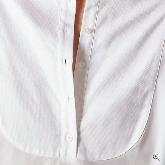 J.Crew Tuxedo Popover Shirt in Cotton Poplin - Picture 2 of 3